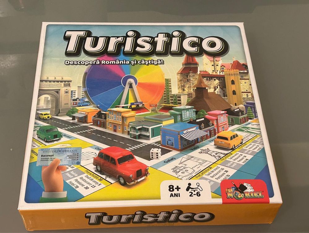 Joc de societate Turistico (Ca și Monopoly, Antimonopoly)