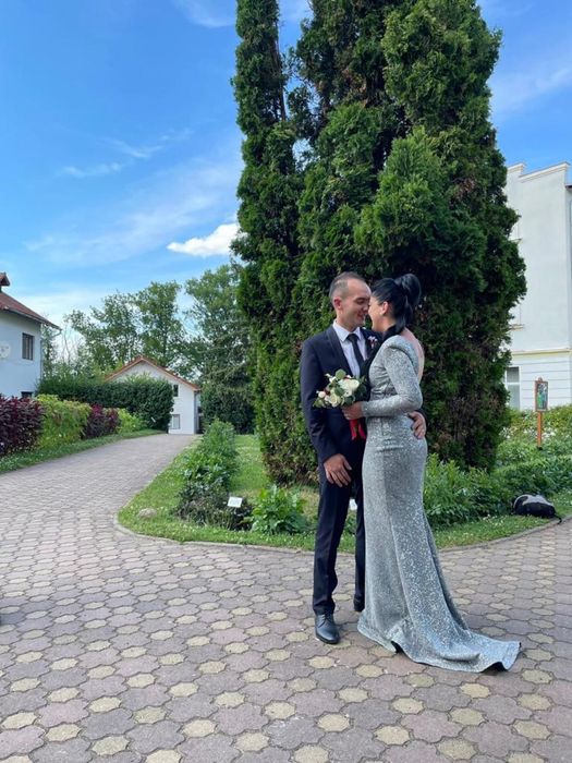 Rochie nașă,model unicat