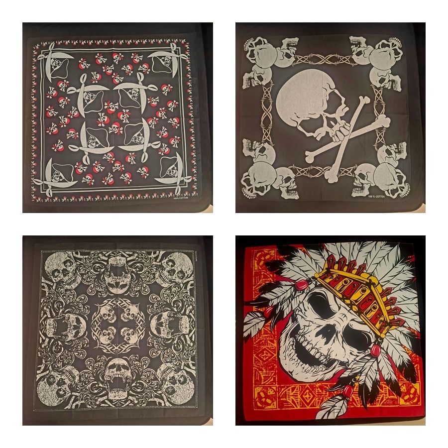 Batic / Bandana din bumbac cu imprimeu