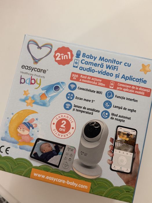 Baby monitor camera WiFi 2 in 1 EasyCare Baby NOUA