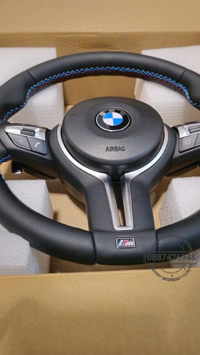 Нов Bmw M sport волан + подарък/ Е90 Е91 Е92  Е83 Е84 Х5 Е70 Е71 Е89