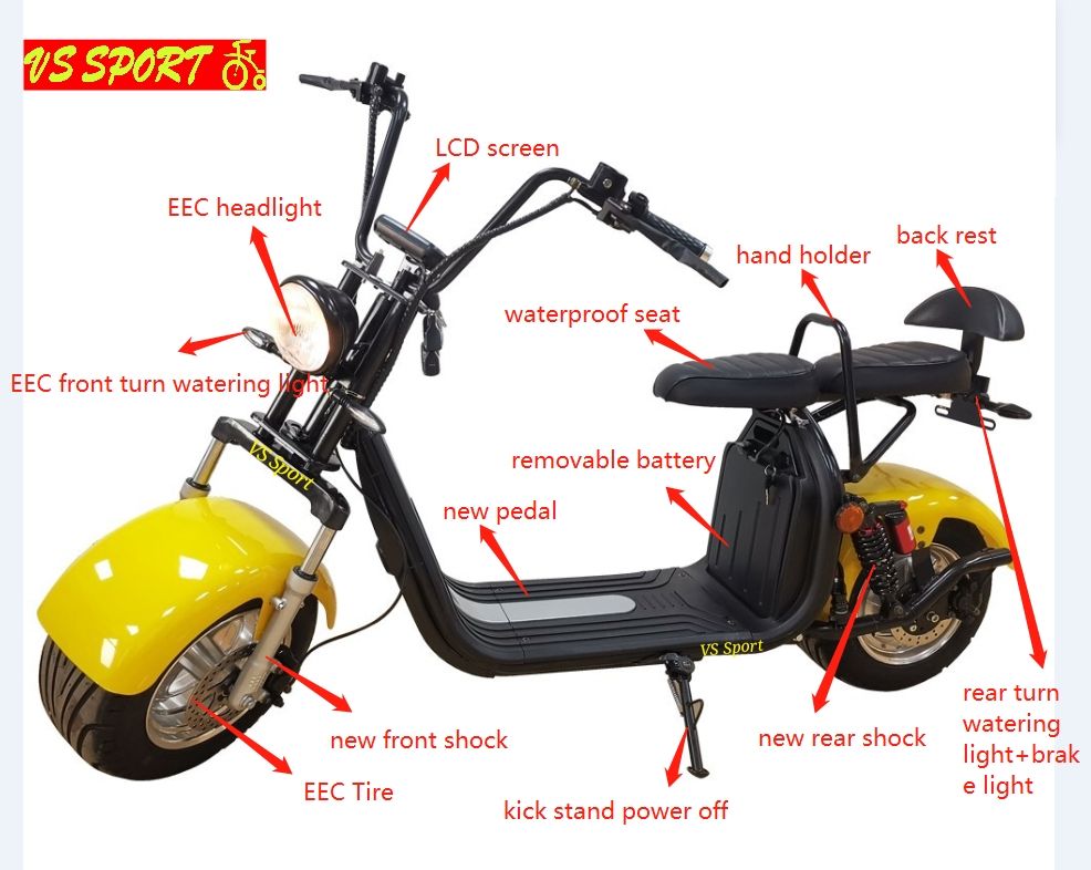 Citycoco скутер • VS 700 • Харли скутер