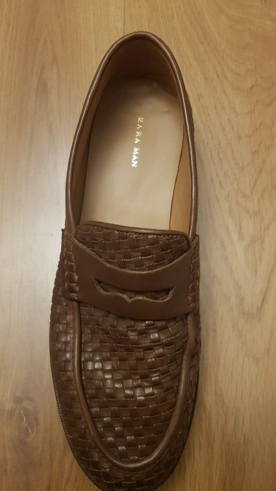 Mocasini de piele zara