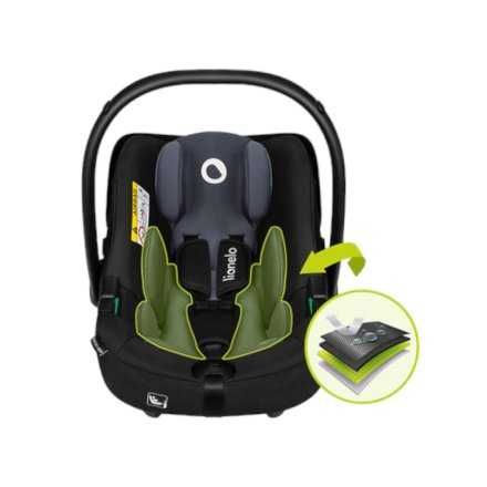 Детско столче за кола Lionelo Astrid i-Size, 0-13 кг, Black Grey