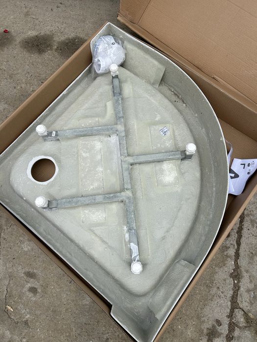 Cadita dus semirotunda 80x80x15