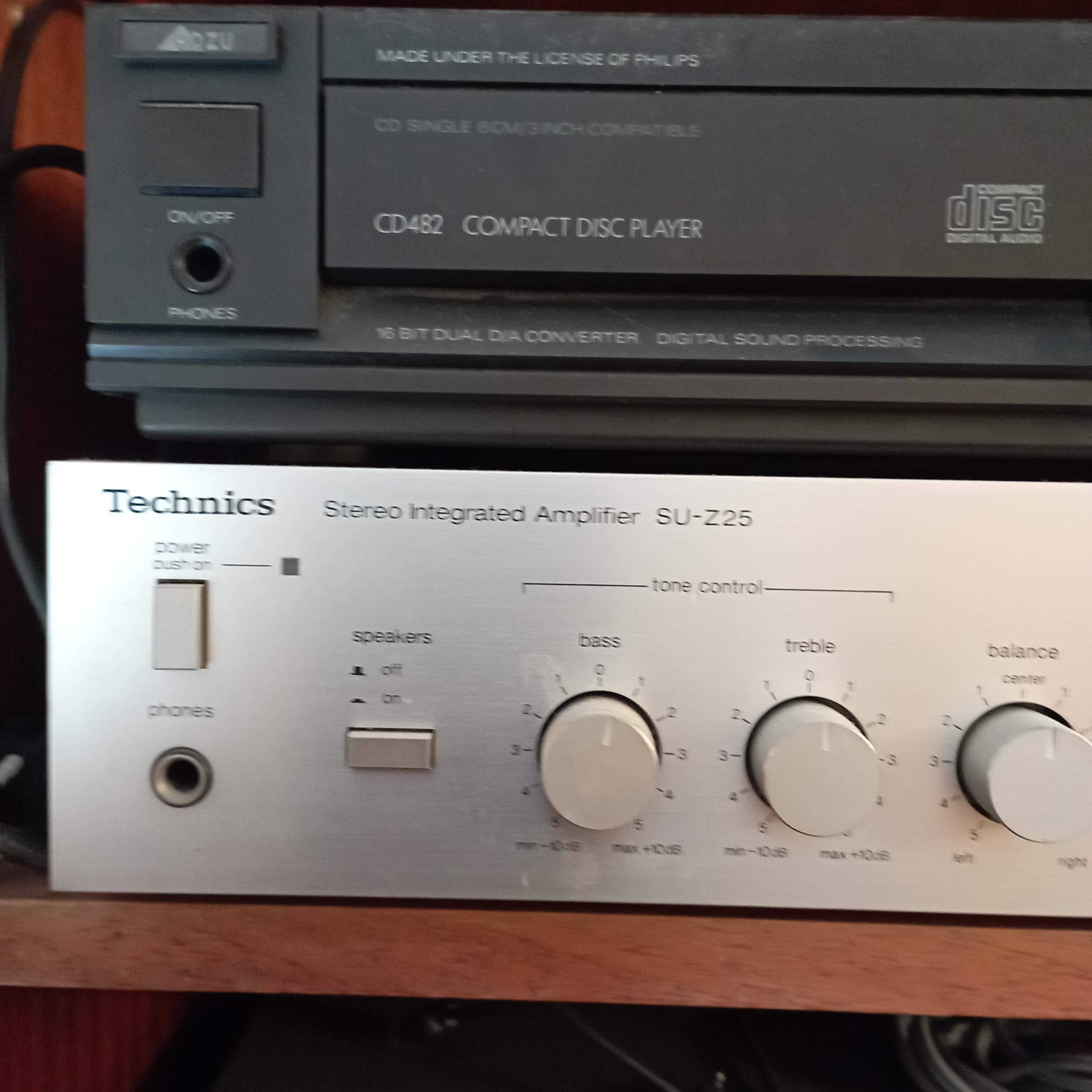 Стерео усилвател Technics SU-Z25+CD дек комплект