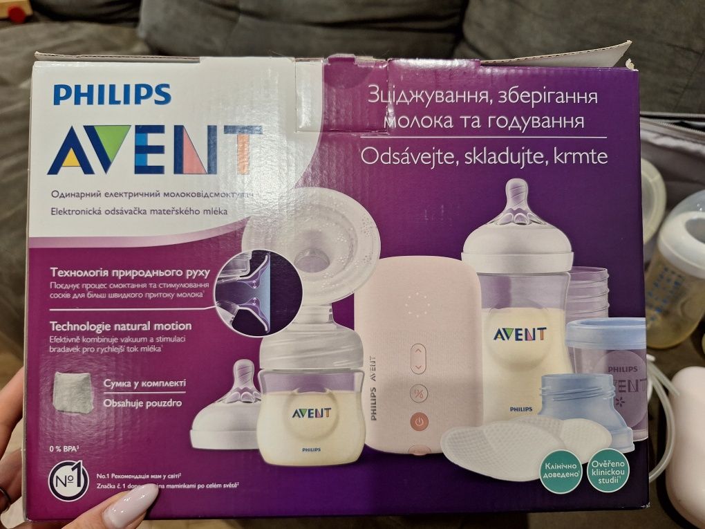 Комплект електрическа помпа Philips Avent с аксесоари