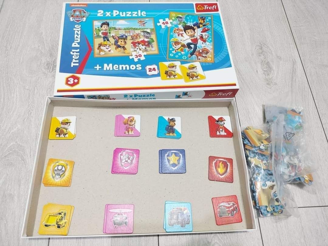 Puzzle 2 in 1 + Memo. Patrula catelusilor
0
(