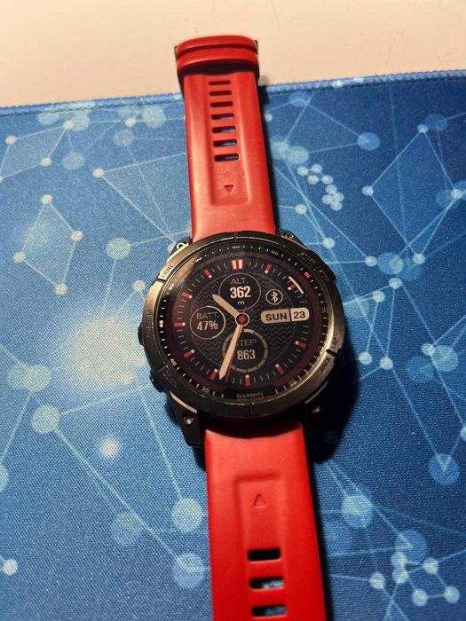 Vand ceas Smartwatch Garmin Fenix 7 Solar, 47 mm, Slate Gray/Black