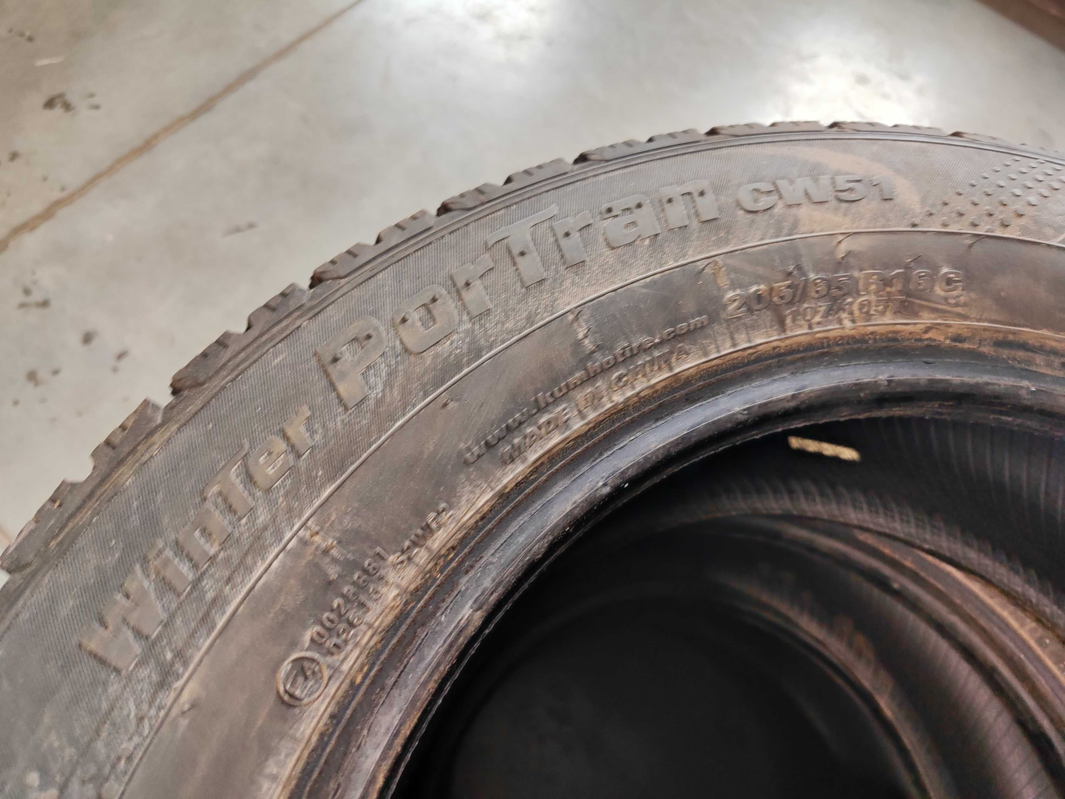 4бр. зимни гуми 205/65/16C Kumho