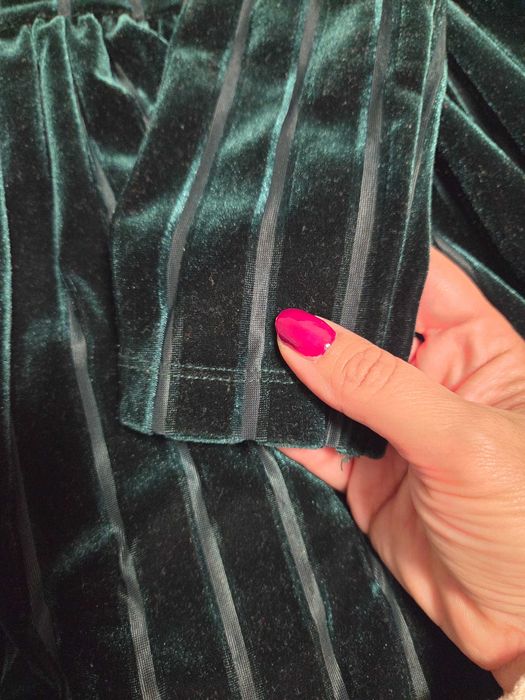 Зелена Коледна рокля Name it , 10г. 140 см