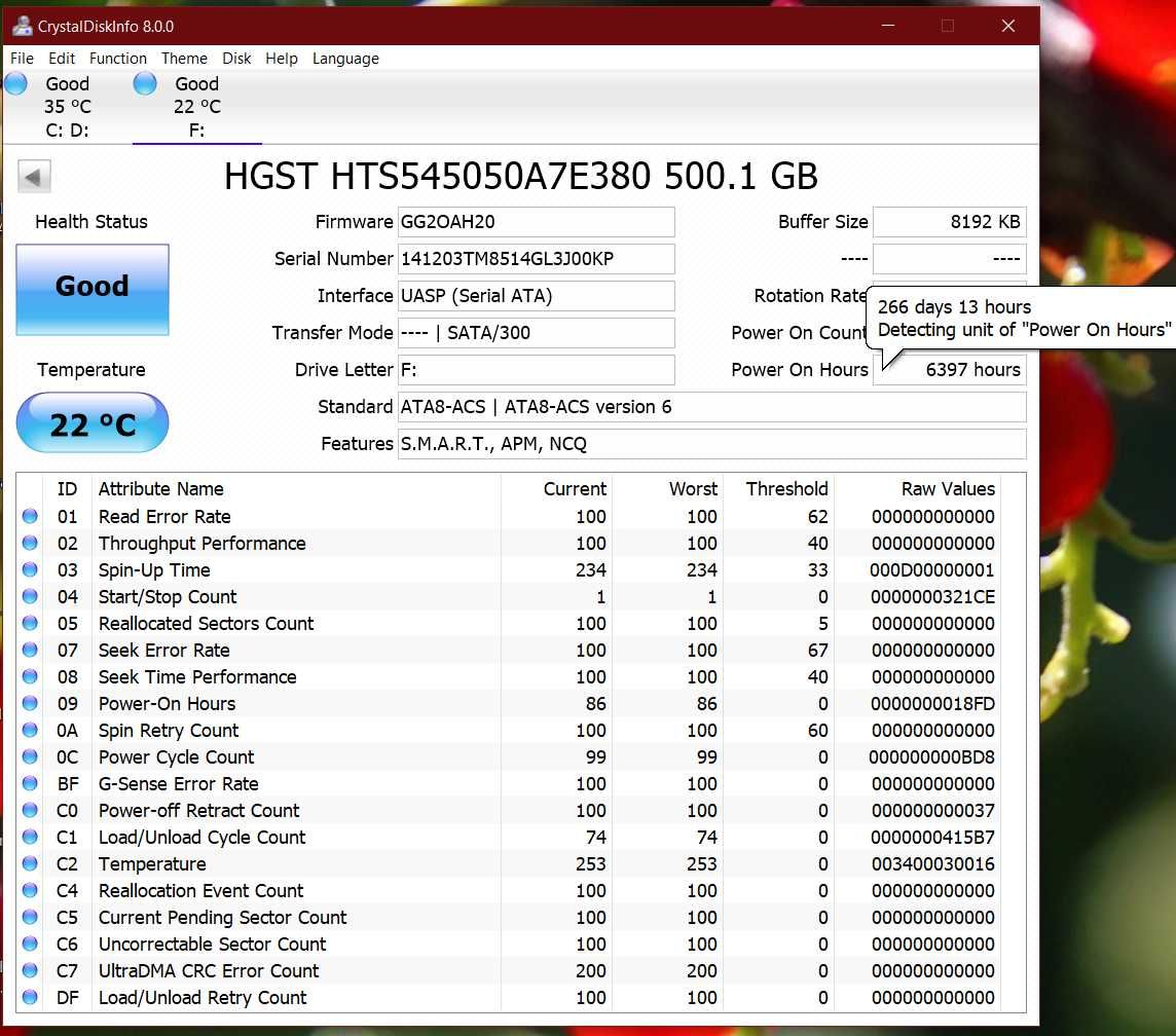2.5” Твърд диск HDD 500GB HGST Hitachi НДД хард длайв