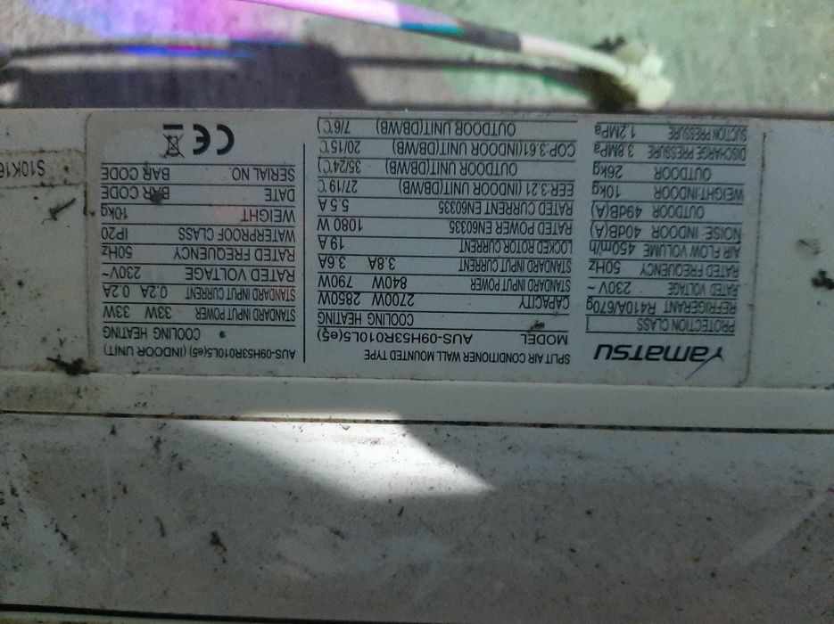 Aparat de aer condiționat pt.piese