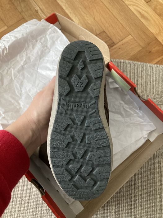 Чисто нови детски ботуши от естествен велур, 27 номер