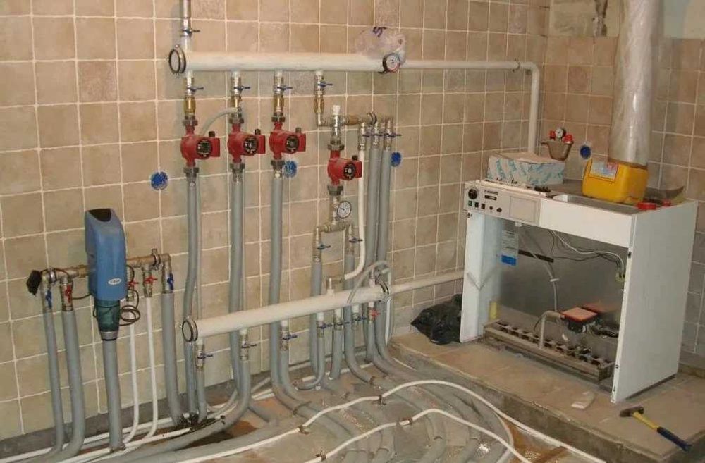 Сантехнические работы отопление водоснабжения канализация теплый пол