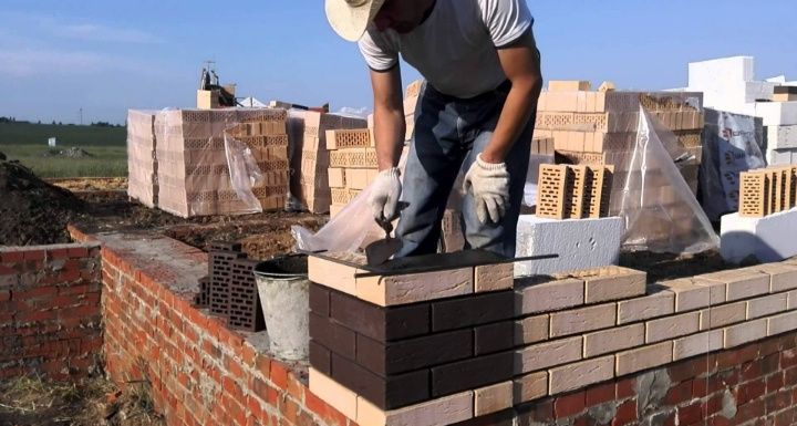 Balkonga g'isht teramiz.Kladka balkon.Керпичная кладка балканов