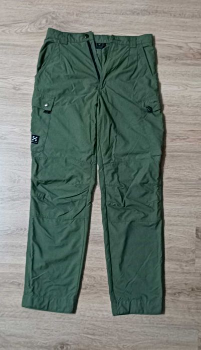 Зелени широки панталони