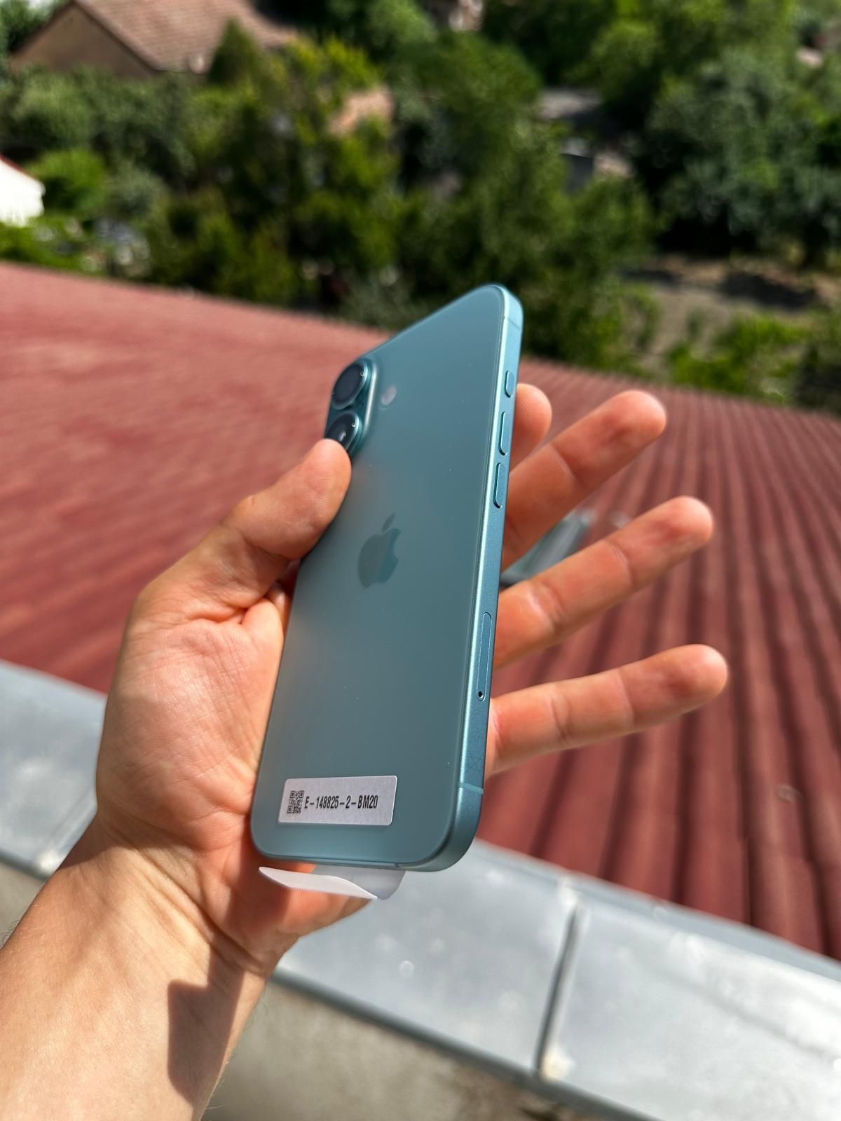 iPhone 16 Teal, Memorie 512GB, 100% Baterie - NOU la cutie Impecabil