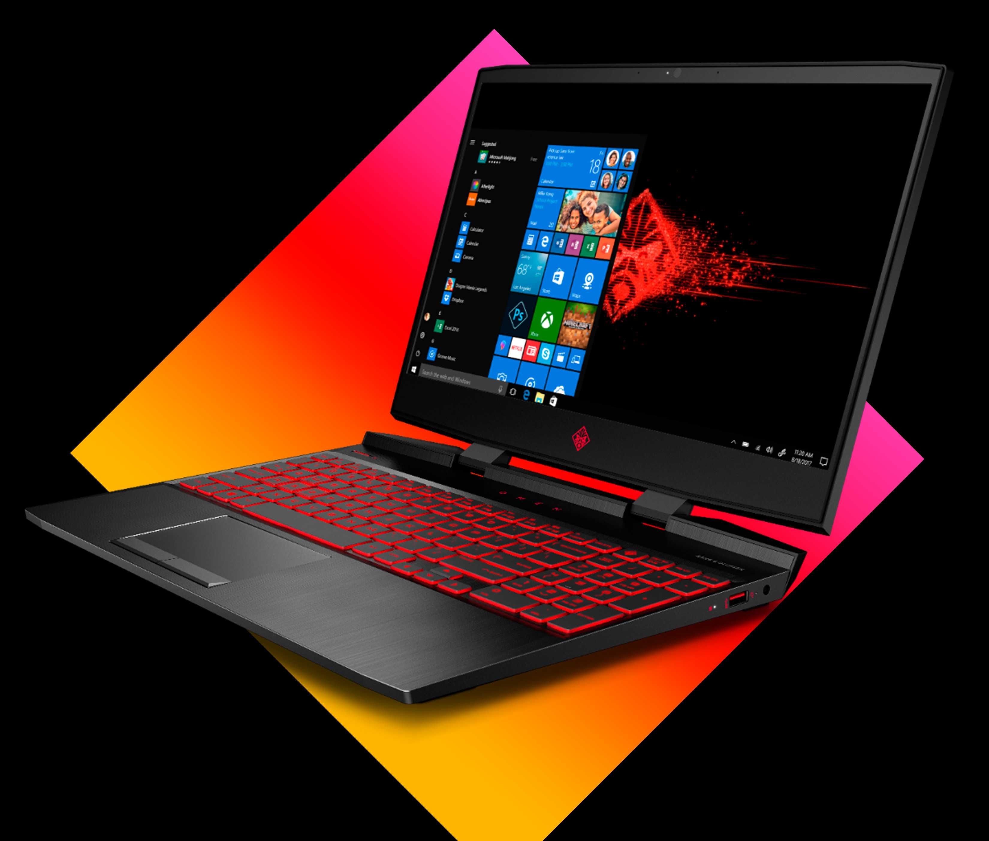 Игровой Ноутбук HP Omen i7-10750H DDR4 16 GB  15.6” GeForce RTX 2060