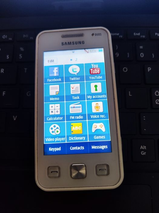 Samsung Star Duos 2 dual sim + Incarcator Samsung original micro usb