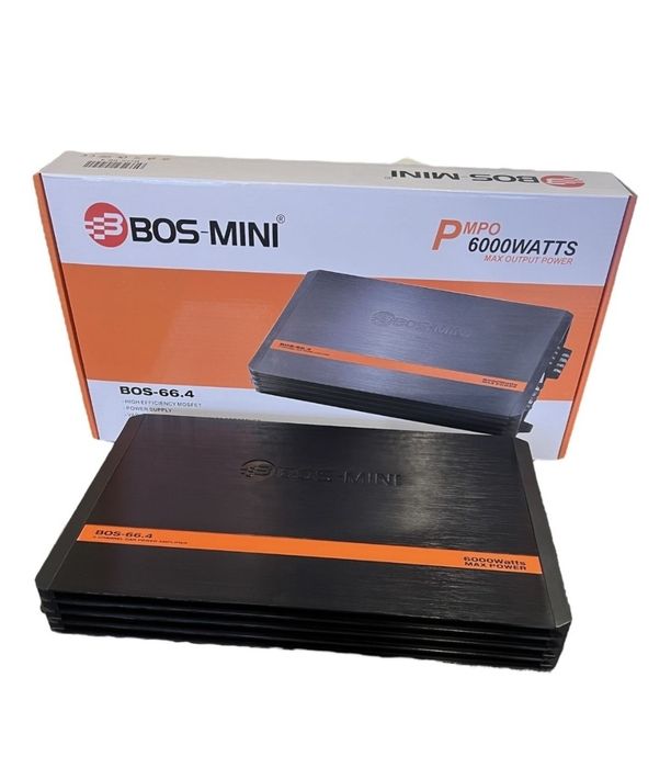 Усилитель звука для авто 4х канальный Boss mini 6000w