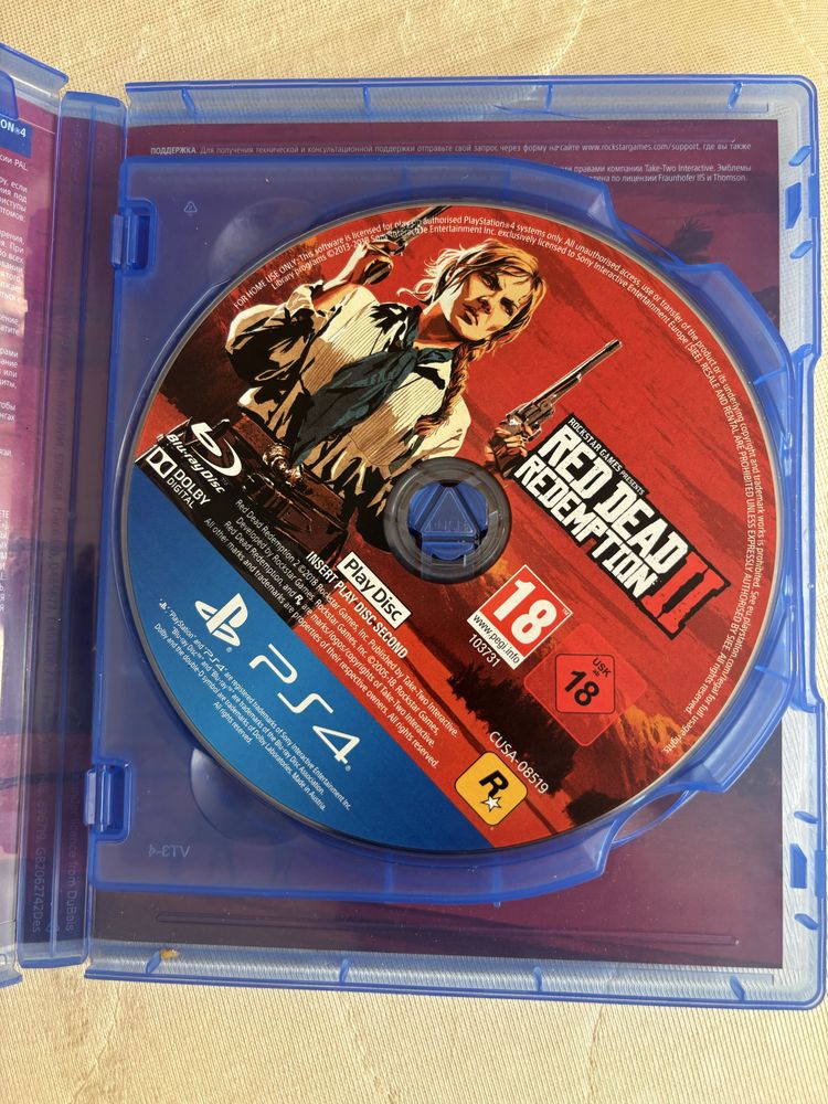 Пс 4 игры один из нас и red dead redemption
