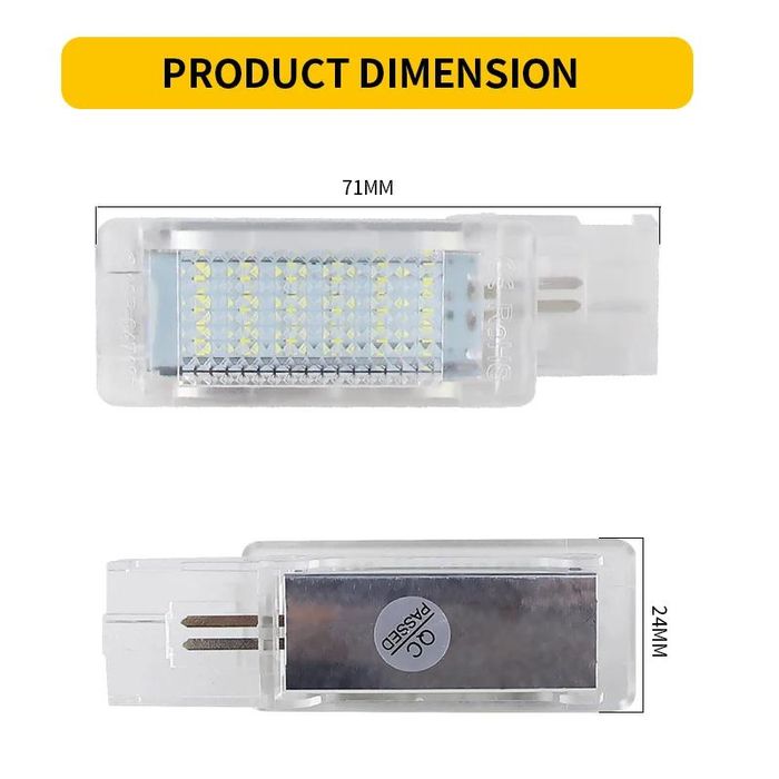 Плафони LED №5065-13 за интериор на автомобил за краката за VW Golf 5/