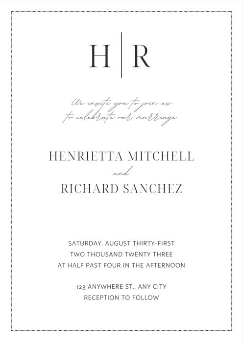 Invitatie nuntă digitală