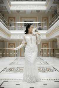 Свадебное платье русалка