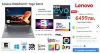 Lenovo ThinkPad X1 Yoga 6Gen 14"IPS, i7 1185G7 16/512NVMe Гаранция 19м