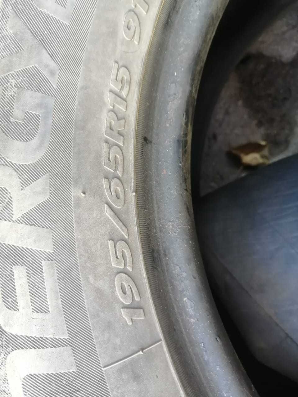 Две разные шины 195/65/15R Kinergi и Viaeel