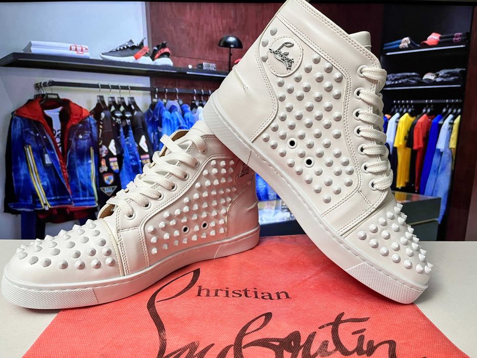 *REDUCERE* Adidasi-sneakers high-ghete Christian Louboutin "Orlato"