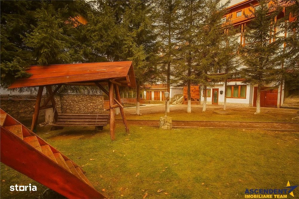 FILM! Rezidenta montana,decor apreciabil, pod mansardabil,garaj propri