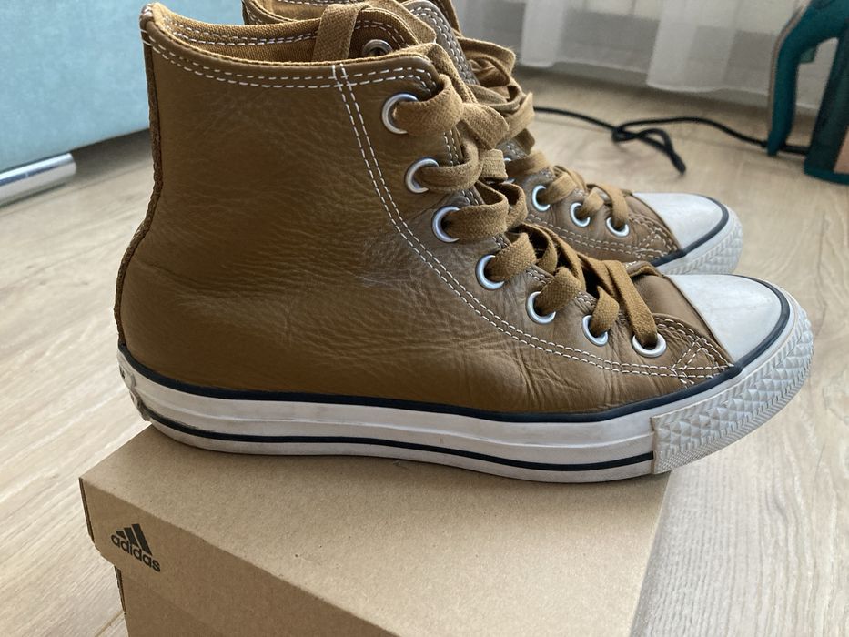 Детски кожени кецове Converse