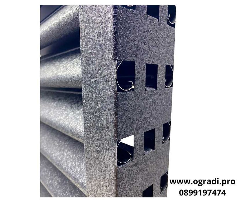 Хоризонтална ограда тип щора - пирамида