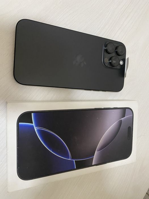 Iphone 16 pro max black titanium