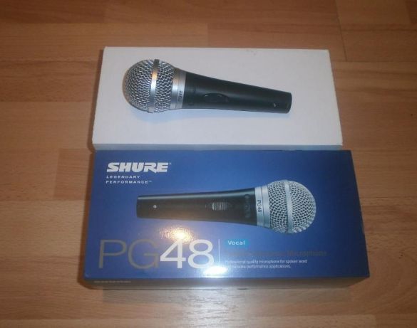 Microfon cu fir Shure PG48 profesional