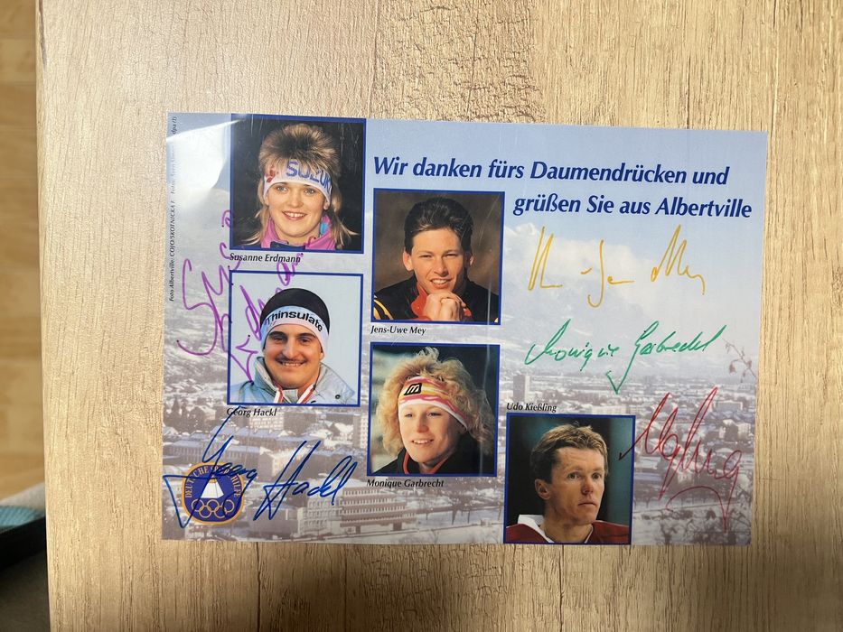 Autografe originale de la jocurile olimpice