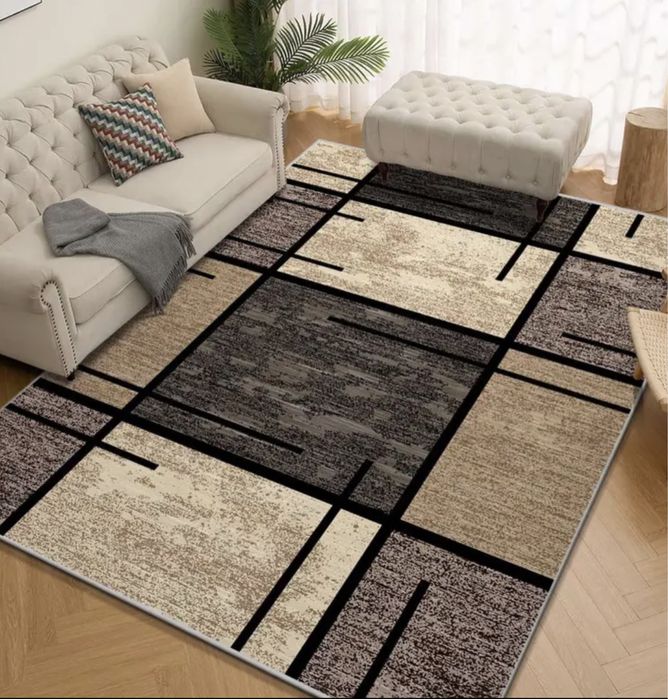 Луксозна кадифена тапицерия килим 100х160 см