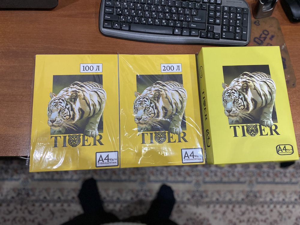 Бумага A4 Tiger, svetocopy , paper, double a, svetcopy оптим