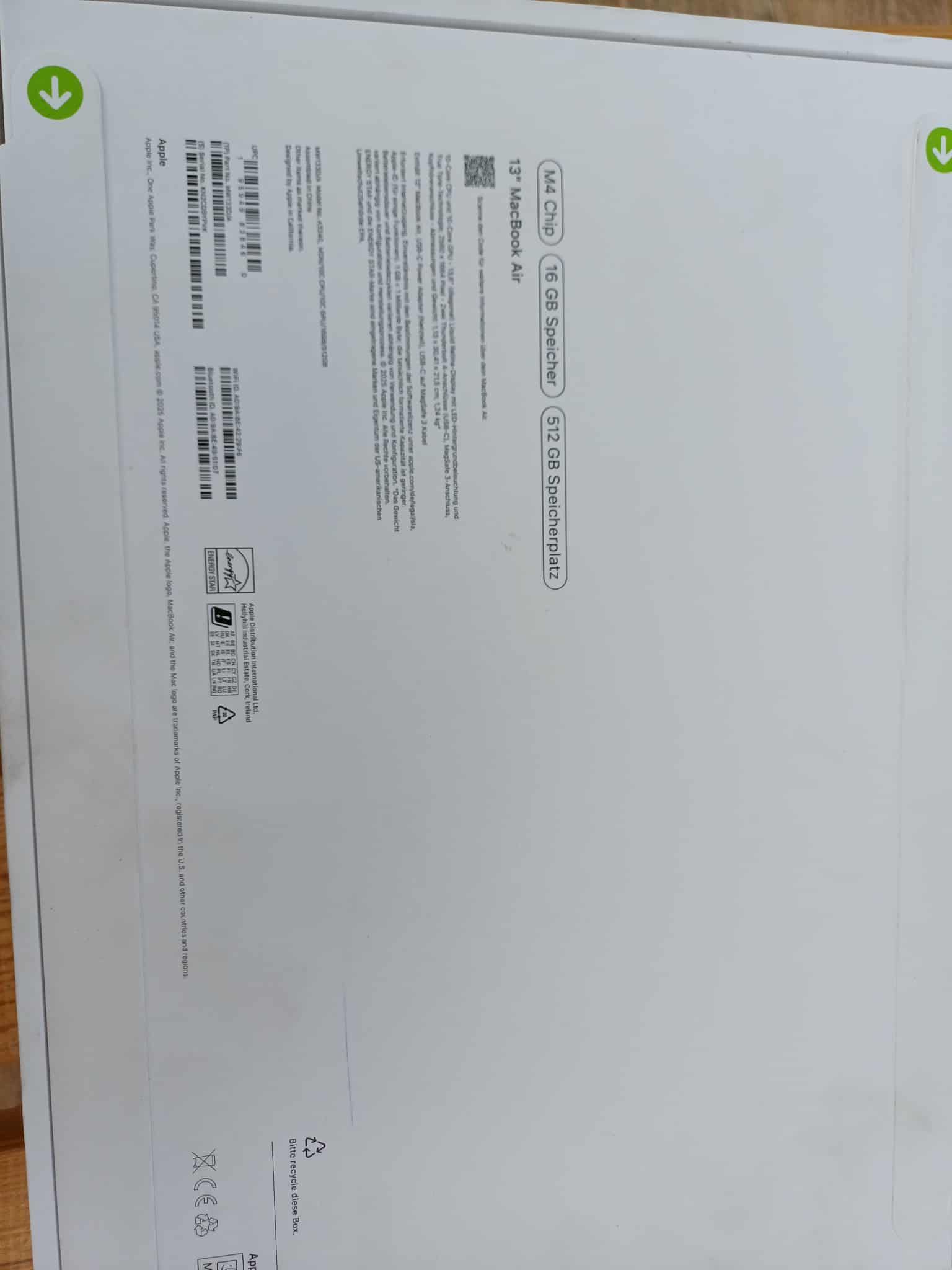MacBook Air 13 512 гб !Неразпечатан!