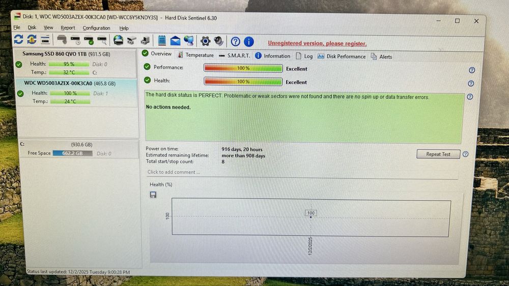 HDD 500GB WD Black | Testat | 100% Viata