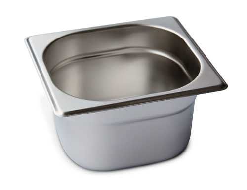 Tavă inox gastronorm(GN) 1/1 (h)65 mm, Inox