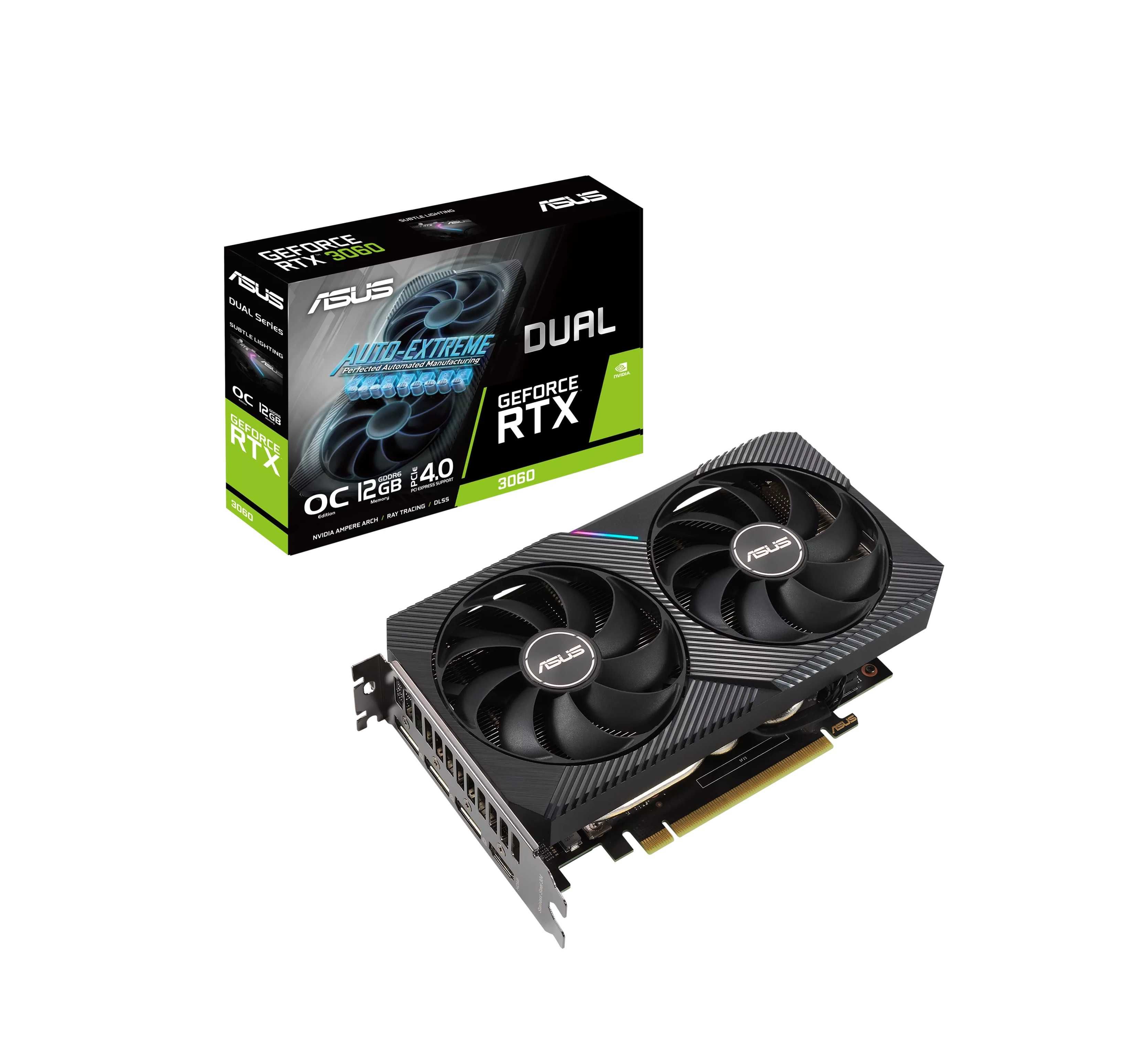 ; Видеокарта ASUS DUAL RTX3060 12GB GDDR6