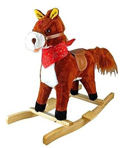Люлеещо и пеещо реалистично конче за яздене със звуци