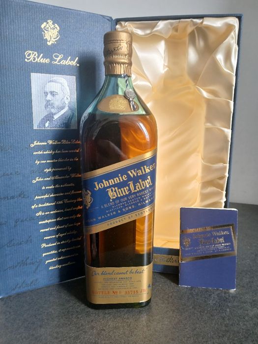 Whisky blue label colecție