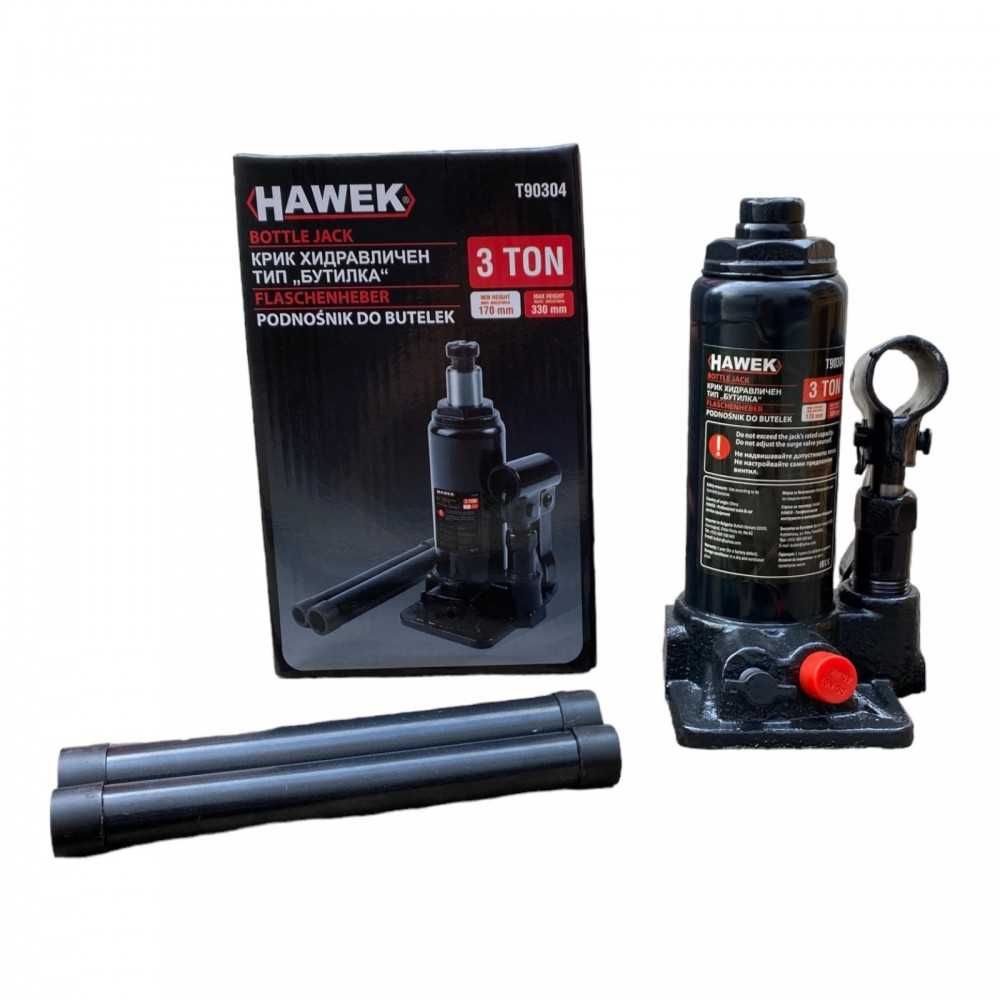 Хидравличен крик тип бутилка 2,3,5,10,15,20,32 тона HAWEK