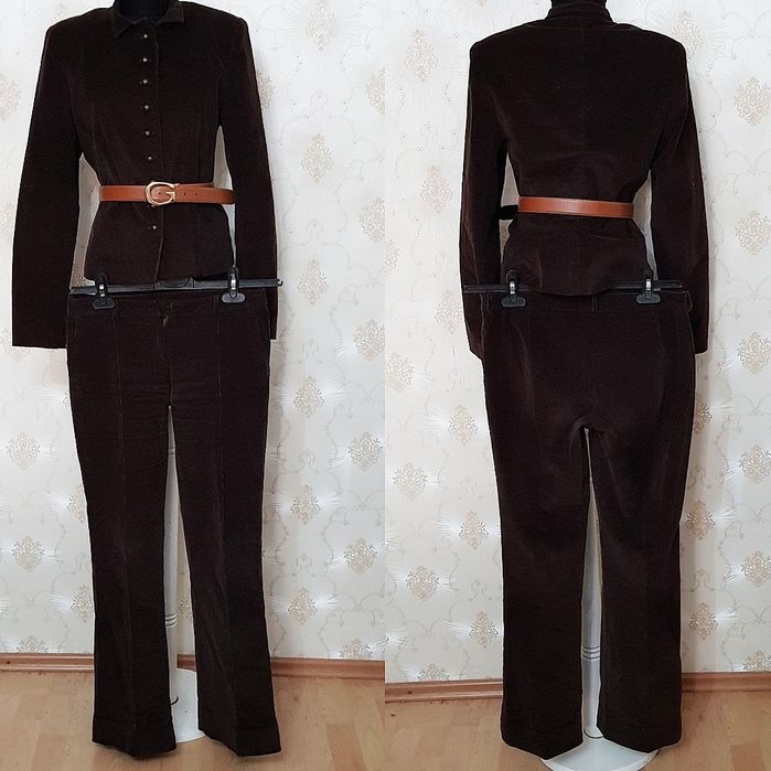 Compleu sacou + pantaloni raiat