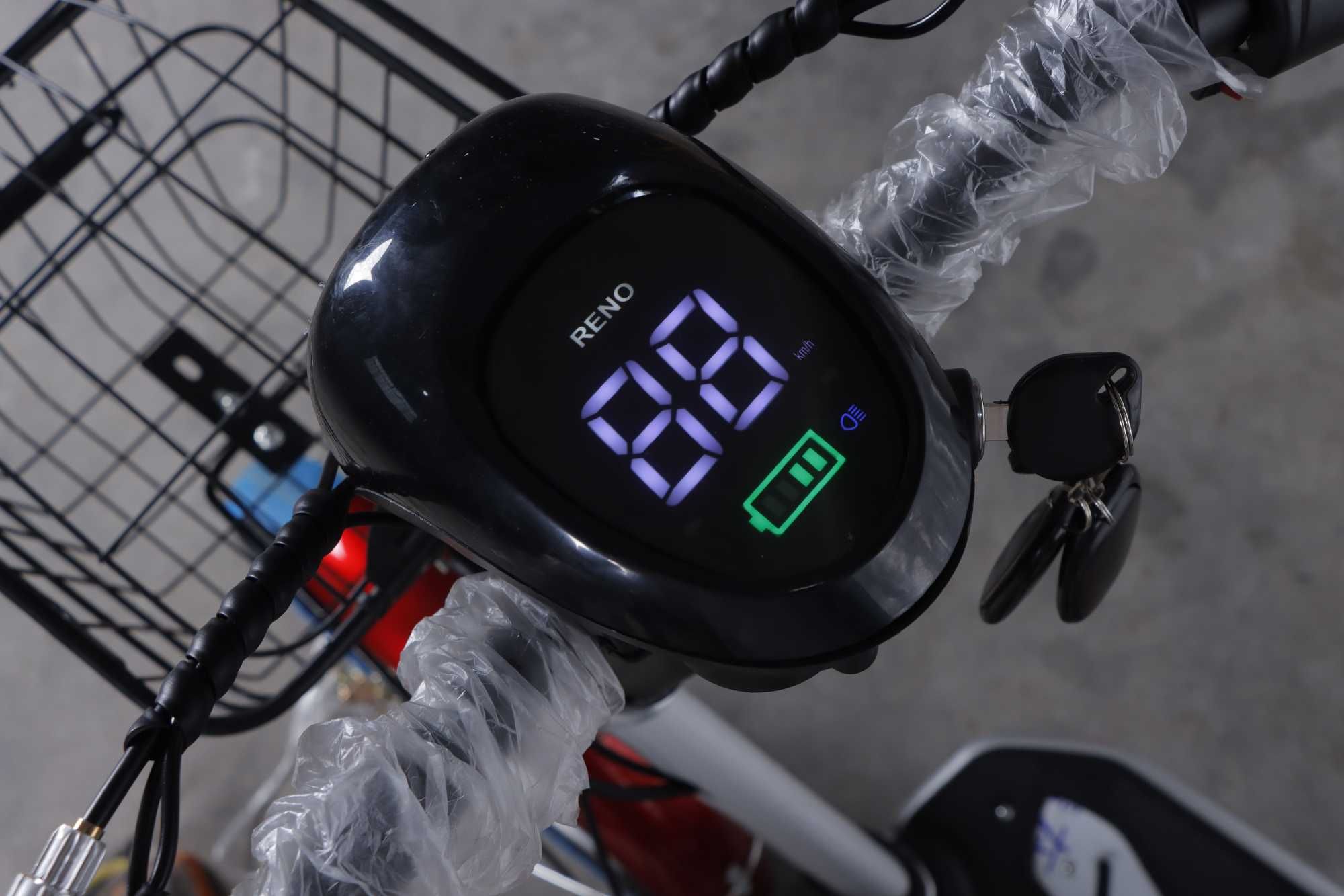 Bicicleta scuter electric cu pedale, adulti 2 locuri / long-range NOU