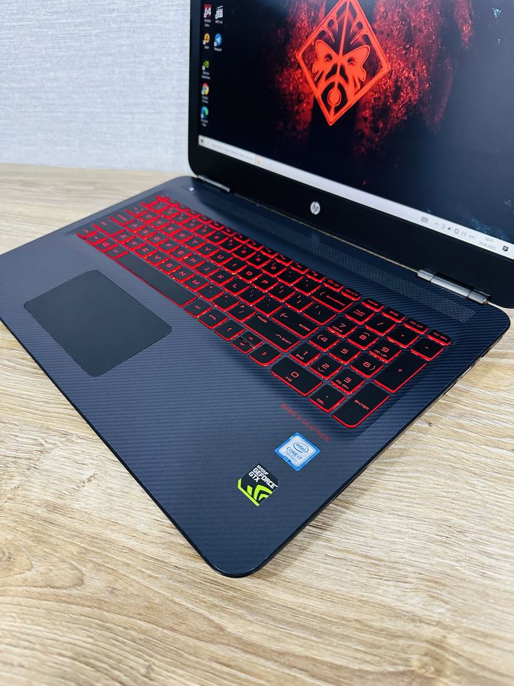 HP OMEN Core i7-8 Ядерный+GTX1050Ti Для любых работ, Игр, Графики